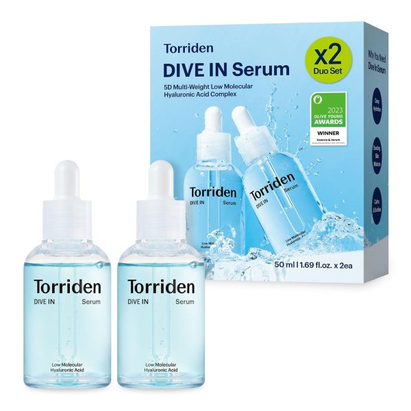 DIVE IN 玻尿酸精华液 50ml 2瓶
