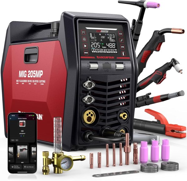 ARCCAPTAIN MIG205MP Multiprocess Welder 120/240V