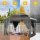 DWVO 12x14ft Gray Double Roof Gazebo