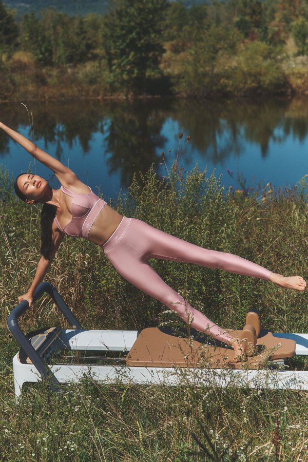 Airlift High-Waist Alignment Legging Vintage Pink White