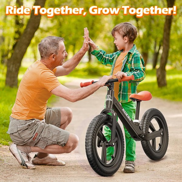 Ridego 14 Inch Kids Balance Bike Adjustable Seat