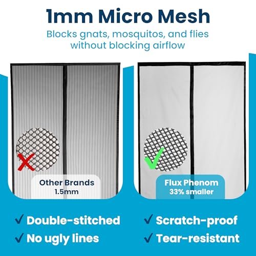 Flux Phenom Magnetic Screen Door 38 x 82 Inch