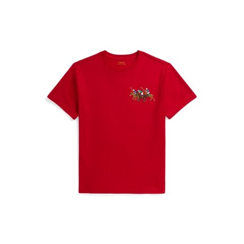 Ralph LaurenTriple-Pony Cotton Jersey Tee