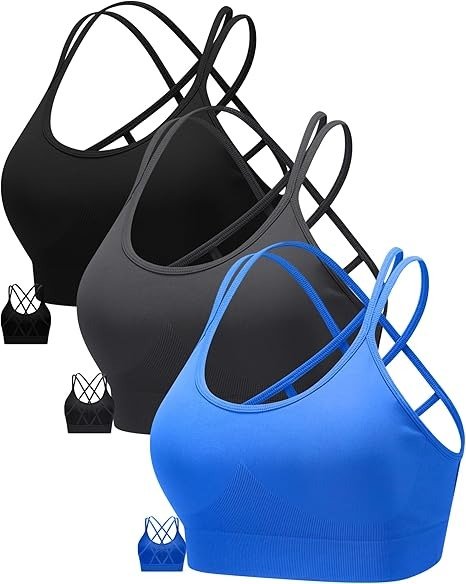 RUNNING GIRL Seamless Sports Bra Removable Pads