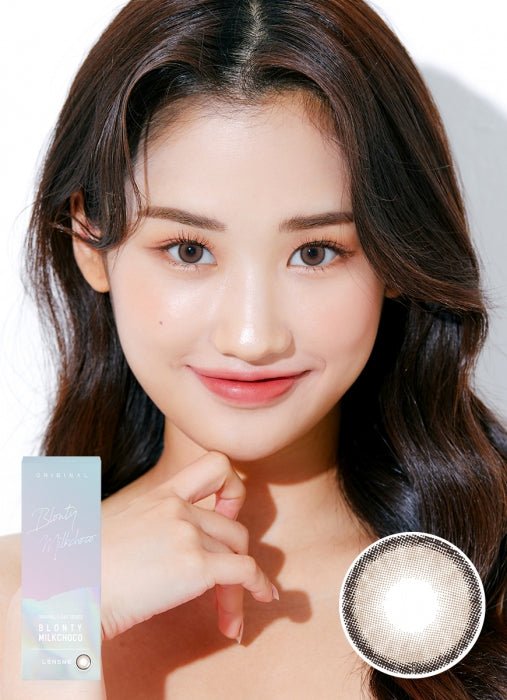 Lens Diary Lensme Akma 1-Day Blonty Milk Choco Daily Contact Lenses 30 Pack
