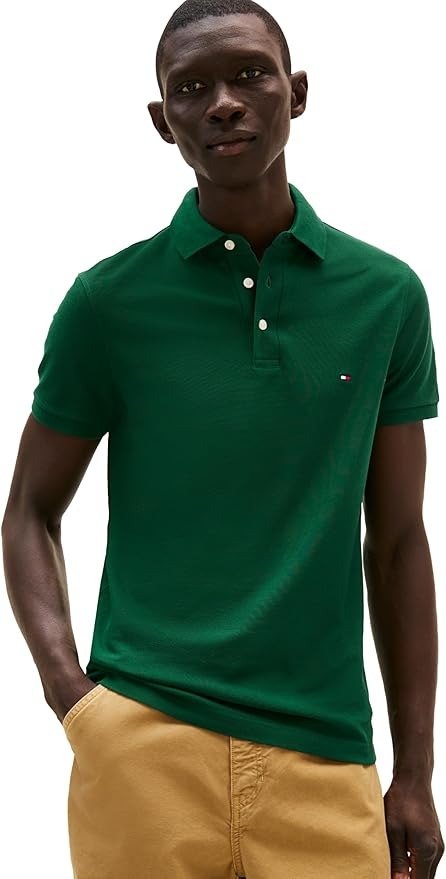 Tommy Hilfiger Men's Slim Fit Organic Cotton Polo Shirt