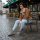 OOW Genuine Suede Women's Short Boots Brown Anti-slip