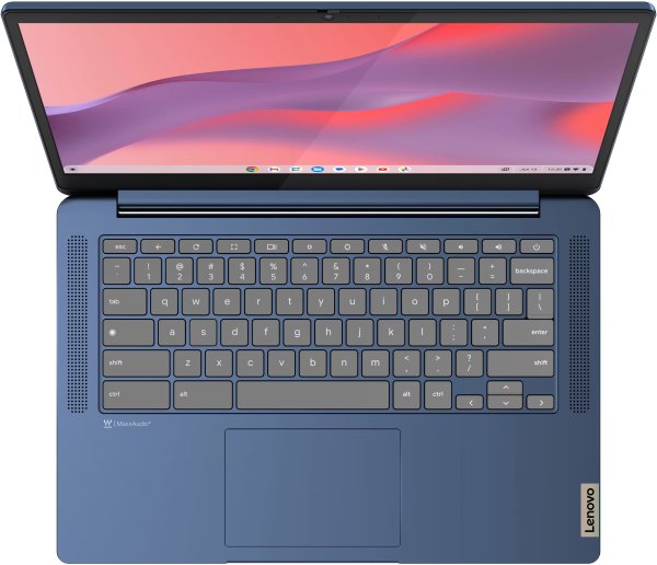 IdeaPad Slim 3 14" FHD Touch Chromebook 4GB 64GB Abyss Blue