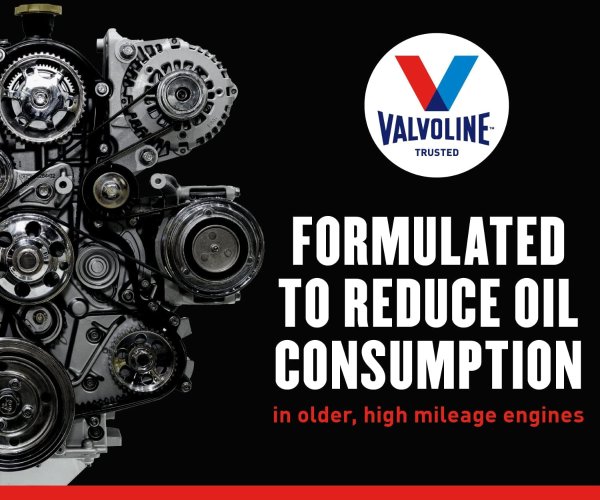 Valvoline 5W-30 High Mileage Motor Oil 5 Quart