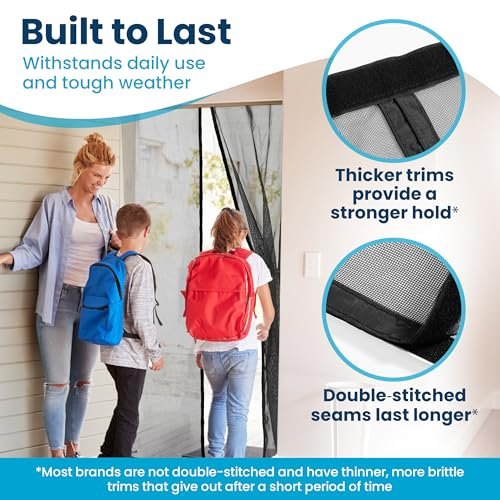 Flux Phenom Magnetic Screen Door 38 x 82 Inch