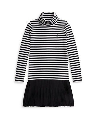 Striped Turtle Neck Dress
