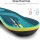 WalkHero High Arch Support Insoles Men’s 4-4.5 Coral Green