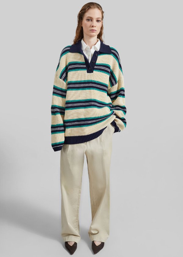 Nordby Knit Polo Sweater