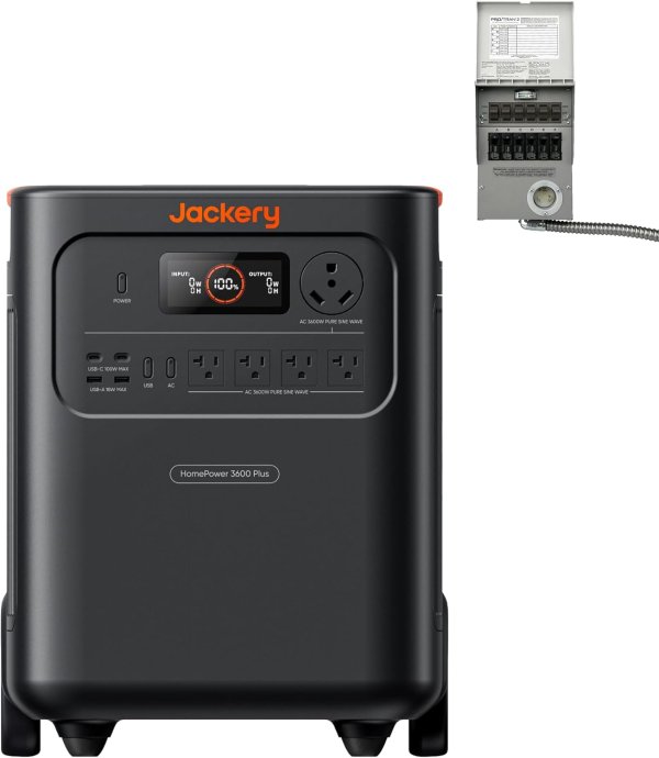 Jackery HomePower 3600 Portable Power Station 3584Wh