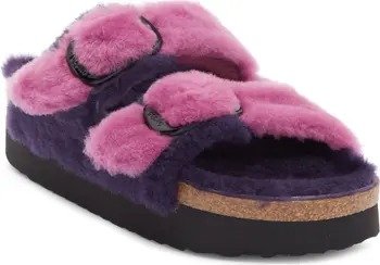 Papillio Arizona Shearling Slide Sandal Women