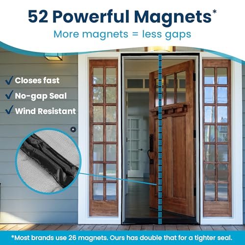 Flux Phenom Magnetic Screen Door 38 x 82 Inch