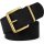 XZQTIVE Women Wide Suede Gold Buckle Belt