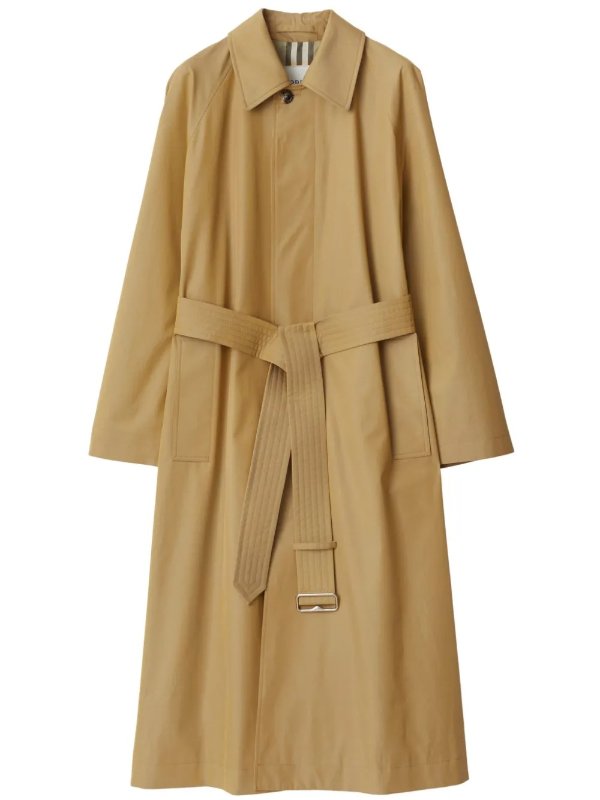 Long Gabardine Car Coat