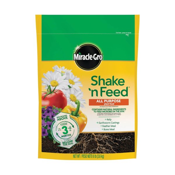 Miracle-Gro Shake 'N Feed All Purpose Plant Food 8 lbs