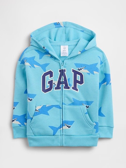 babyGap Logo Zip Hoodie Relaxed