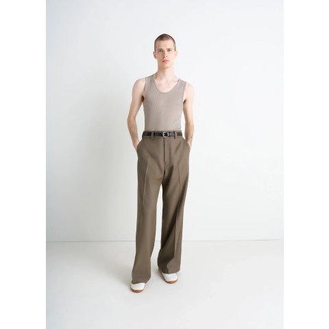 LemaireWool-Blend Straight Tailored Pants Pleated