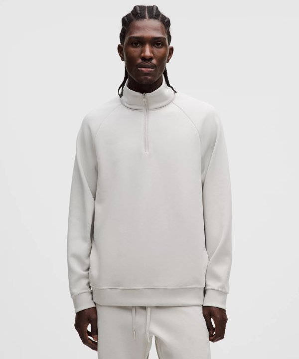 Smooth Spacer Quarter Zip 上衣