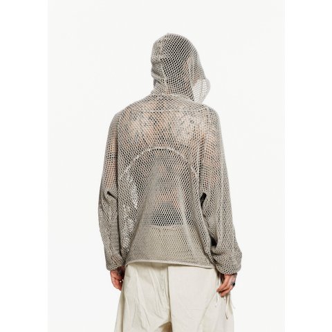 Hyein seoWashed Mesh Hoodie