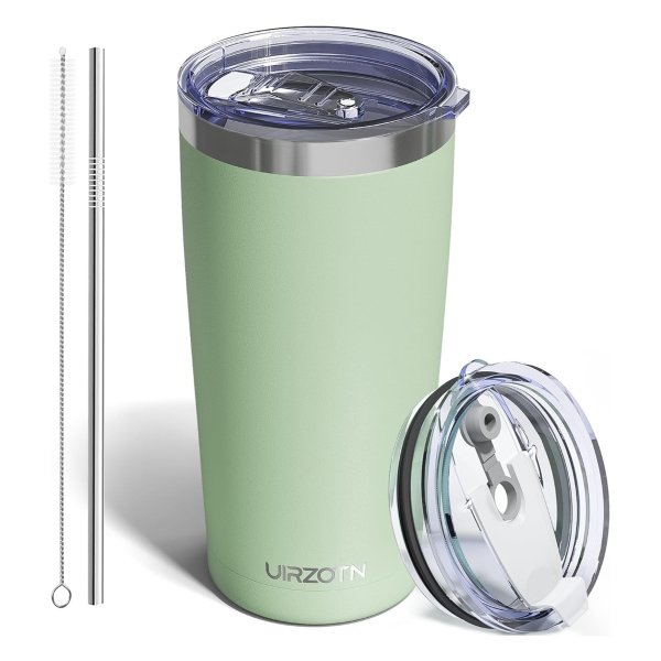 UIRZOTN 20oz Stainless Steel Coffee Tumbler Mint Green