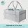 HIPHOP PANDA Diaper Caddy Organizer 2-Pack Grey