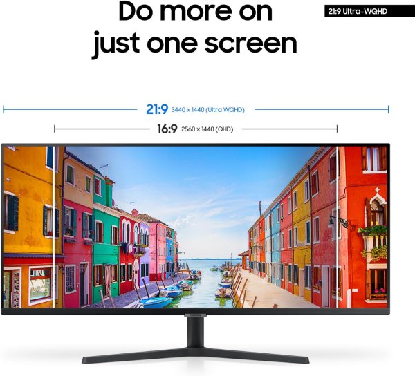 SAMSUNG S50GC Monitor 34 Inch Black