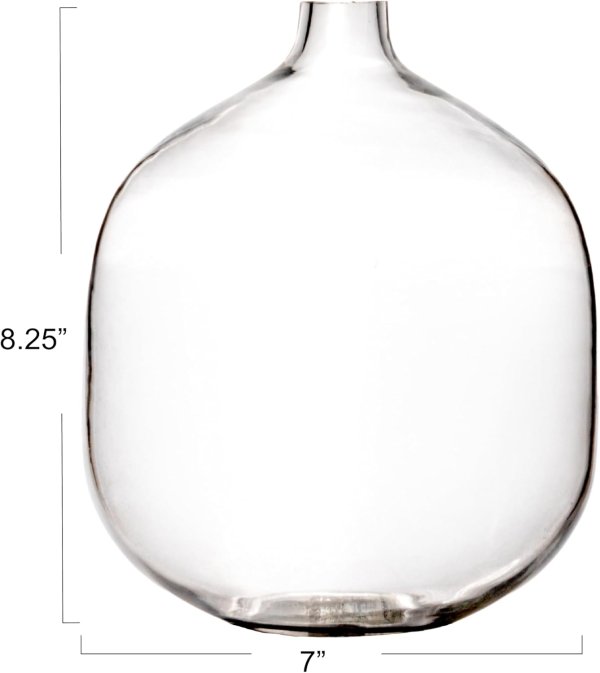Bloomingville Stout Clear Glass Vase