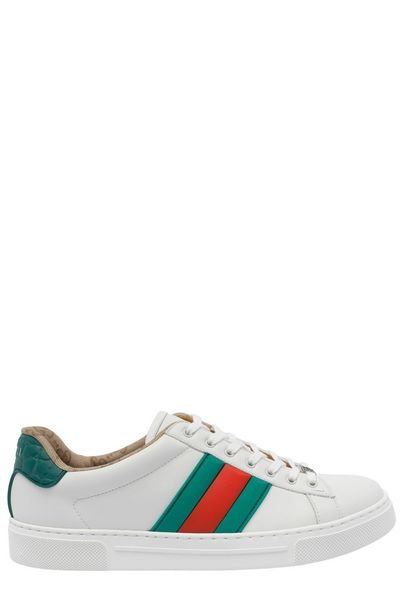 Gucci Ace Web细节运动鞋