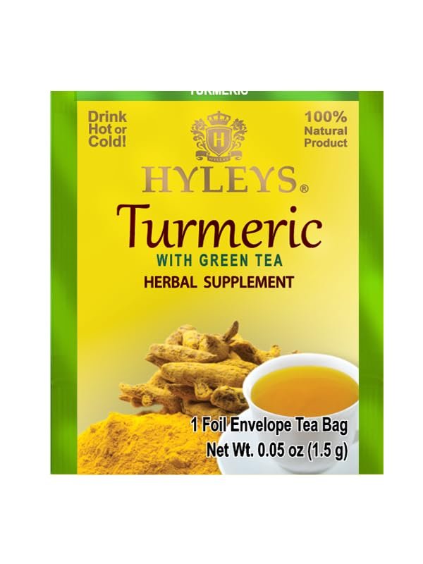 Hyleys 绿茶姜黄茶包 50包
