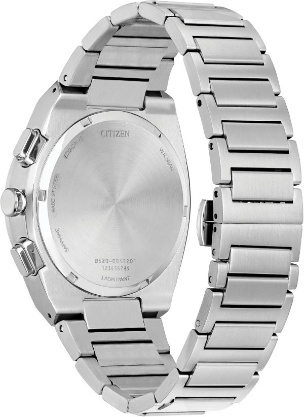 Citizen Eco-Drive Men's Chronograph Watch Stainless Steel