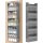 Over Door Organizer URDH007G01 5-Tier Dove Gray