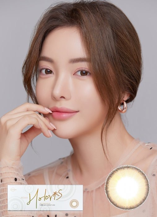 Lens Diary Lensme 1-Day AKMA Holoris Ginger Brown Contact Lenses 30 Pack