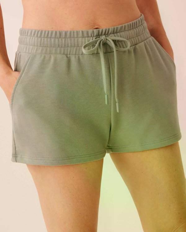 La Vie en Rose French Terry Shorts Minimalist Modern