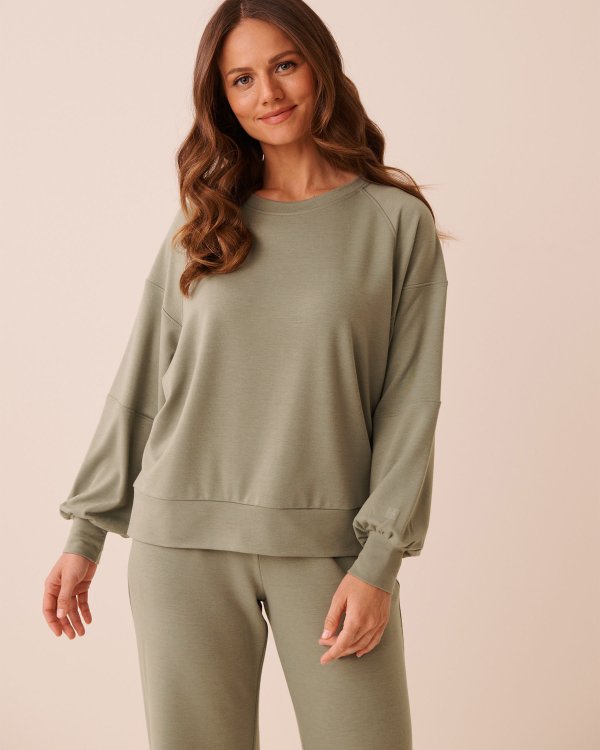 La Vie en Rose Minimalist Modern French Terry Sweatshirt