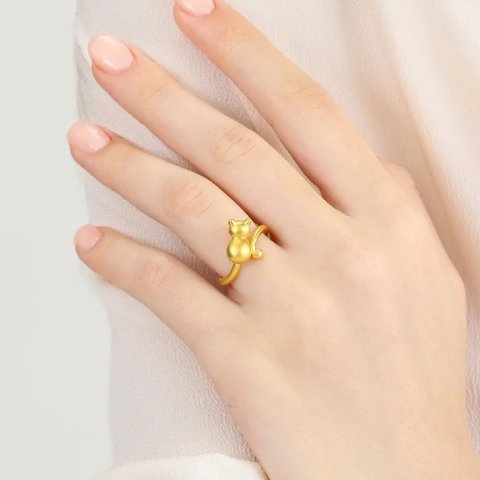 足金戒指 3克