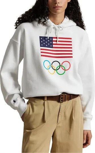 Team USA Cotton Graphic Hoodie