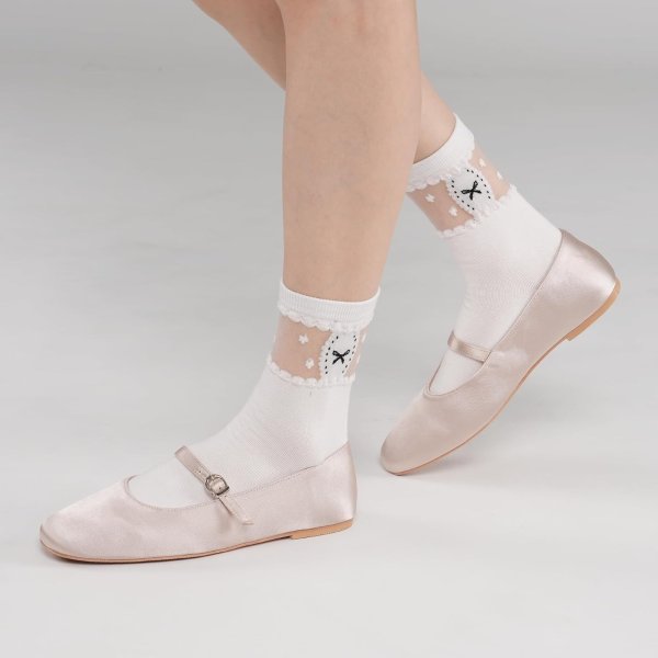 kikiya socks Kikiya Women's Cotton Socks Cartoon Design Size 6-8