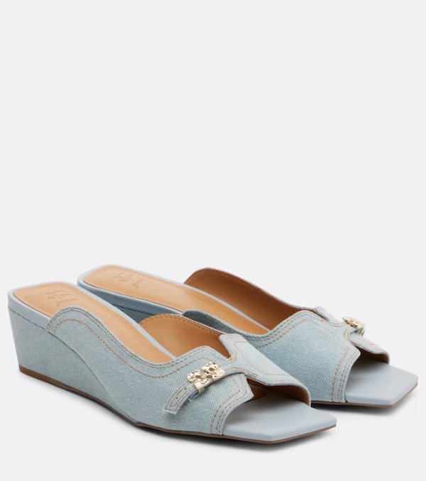 Butterfly Wedge 女士凉拖鞋