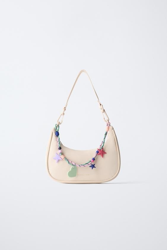 CHARM Shoulder Bag Off White