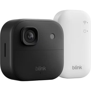 Blink Outdoor 2K+ 无线智能摄像头 黑色