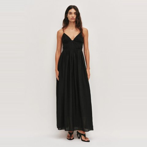 chinese dress ladies Cocoon Maxi Dress w/ Pockets main image 0