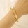 RINTOLER 18K Gold Plated Bangle Stainless Steel Cubic Zirconia Women