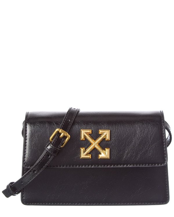 Off-White Convertible Leather Crossbody
