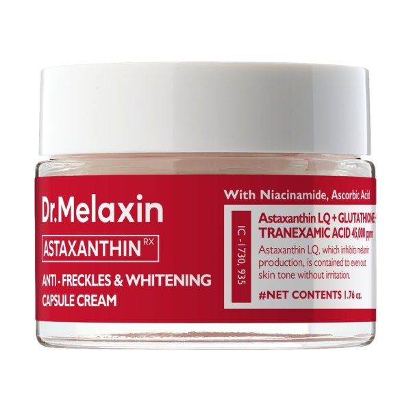 Dr.Melaxin Astaxanthin Anti-Freckle Whitening Capsule Cream 50g