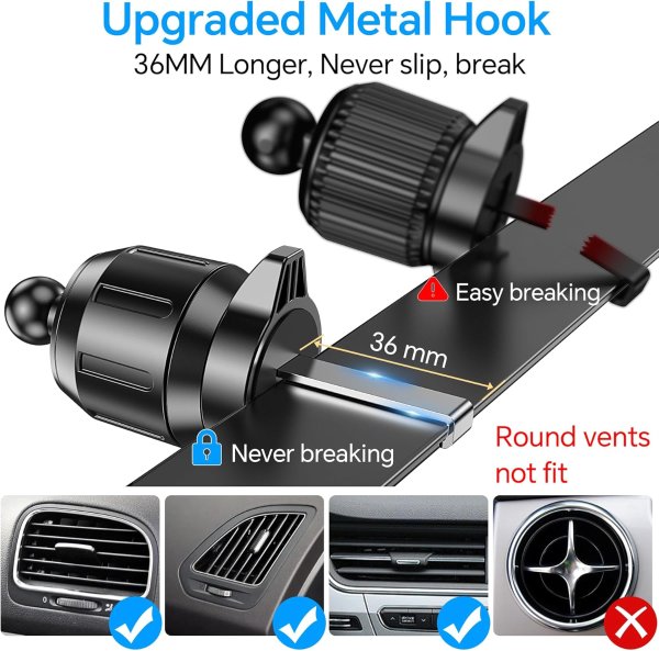 Coolpow Car Phone Holder 360° Rotation Suction Cup Mount
