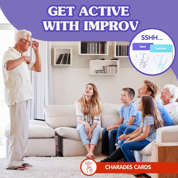 JOY FOR ALL Ageless Games Taboo Charades Family Card Game 80 Cards